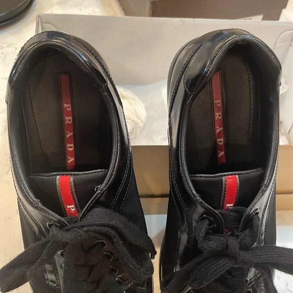 Men’s Prada black sneakers like new 40 - Picture 5 of 9